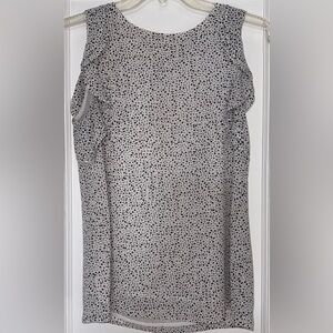 H&M Black and White Polka Dot Blouse